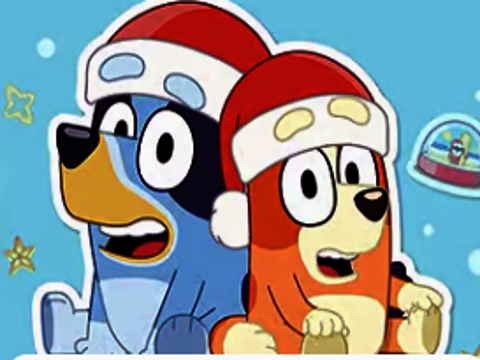 Xogo Bluey Christmas Jigsaw en liña