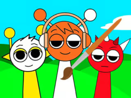 Xogo Libro para colorear: Sprunki Friends  en liña