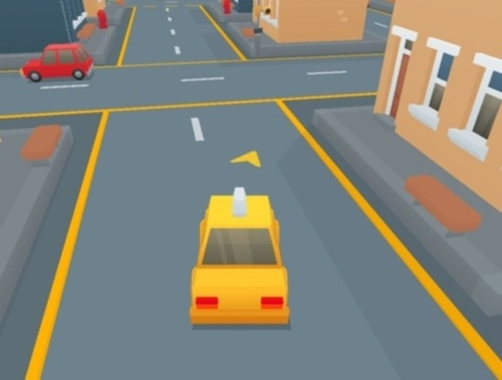 Xogo Taxi de carril rápido  en liña