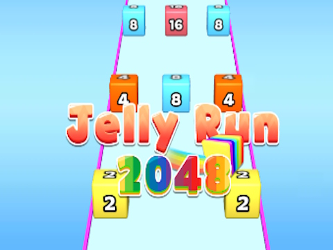 Xogo Jelly Run 2048 en liña