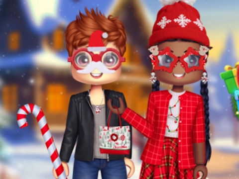 Xogo Vestido de Nadal de Roblox  en liña
