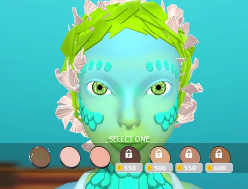 Xogo Maquillaxe de monstruos 3D  en liña