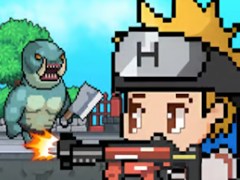 Xogo Mecha Shoot Pixel RPG en liña