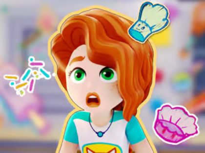 Xogo Crebacabezas: LEGO Friends Kitchen Пазл: Лего кухня с друзьями  en liña