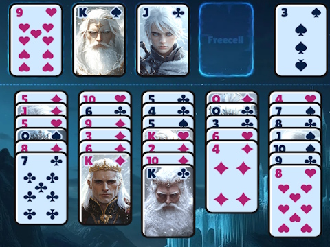 Xogo Freecell congelado  en liña