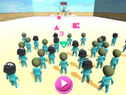 Xogo Xogo Squid Race 3d  en liña