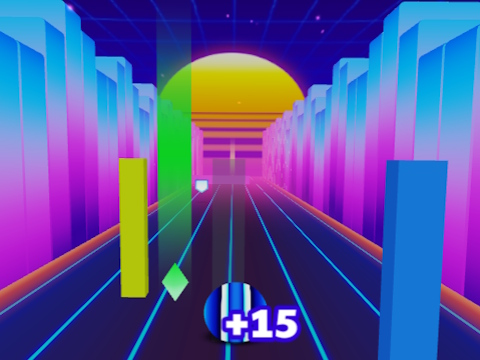 Xogo Neon Dash en liña