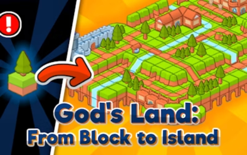 Xogo Terra de Deus de bloque a illa  en liña