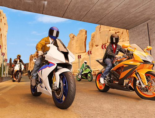 Xogo Real Motorbike Simulator Race 3D en liña