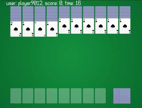 Xogo Spider Solitaire Classic ver en liña