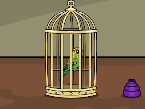 Xogo Escape de Budgie verde en liña