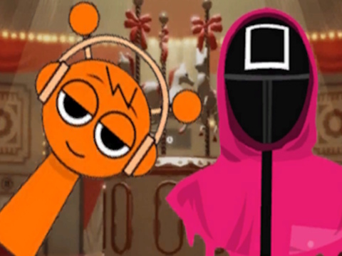 Xogo Squid Sprunki Mingle Game 2 en liña