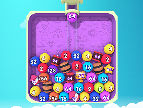 Xogo Combinación de burbullas 2048 en liña
