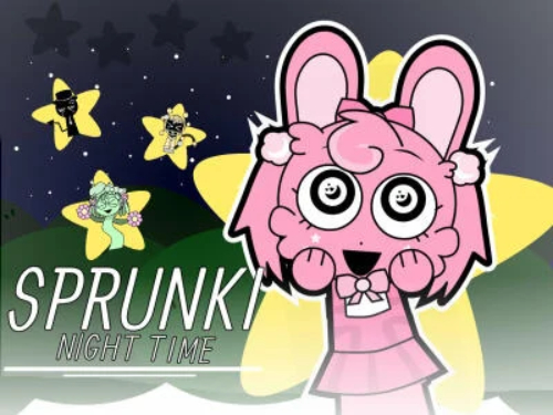 Xogo Sprunki Night Time 2 en liña