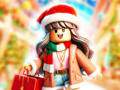 Xogo Crebacabezas: Roblox Christmas Mall  en liña