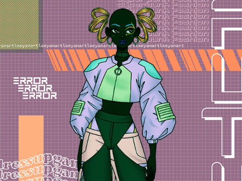 Xogo Cyberpunk pastel  en liña