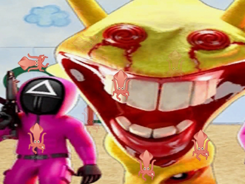 Xogo Squid Game Sprunki Hide en liña