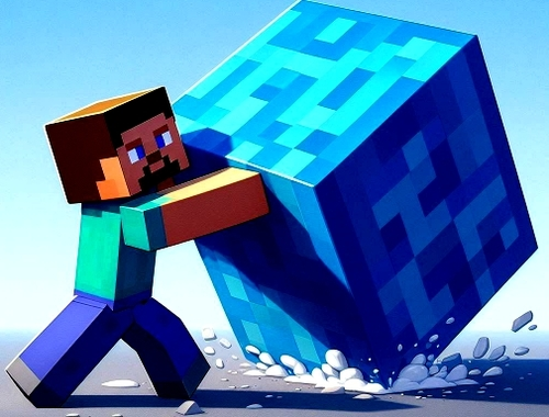 Xogo Labirinto 3D MineBlocks  en liña