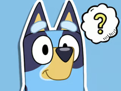 Xogo Quiz para nenos: Bluey Plot Trivia  en liña