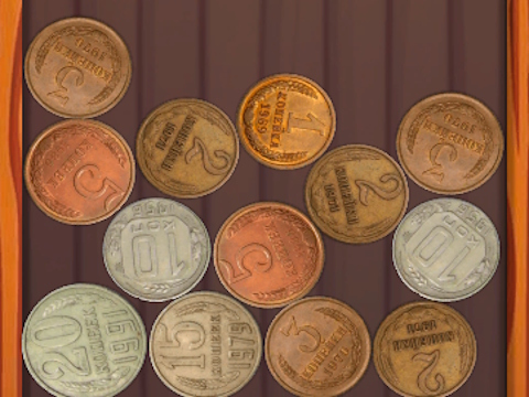 Xogo Combina as moedas: URSS!  en liña