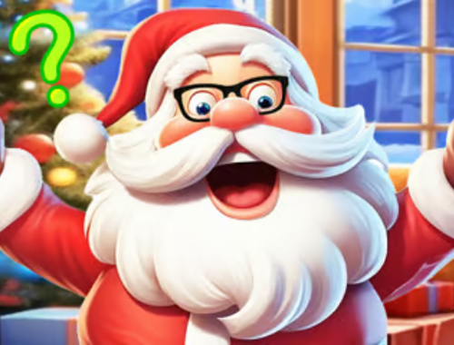 Xogo Quiz para nenos: Preguntas e preguntas do Nadal de Nadal  en liña