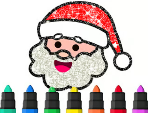 Xogo Libro para colorear: agasallo de Papá Noel  en liña