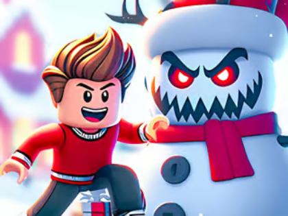 Xogo Puzzle Jigsaw: batalla de bola de neve Roblox  en liña