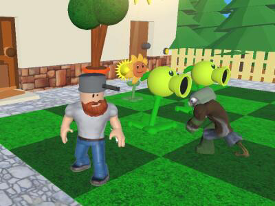 Xogo Plants vs Zombies 3D en liña