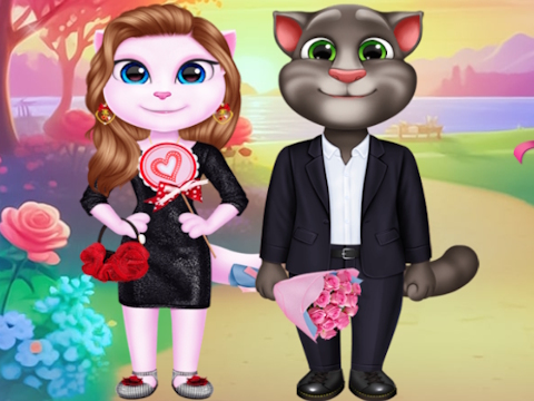 Xogo Parella Kitty encantadora San Valentín  en liña