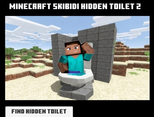 Xogo Minicraft Skibidi Hidden Hiduch 2  en liña