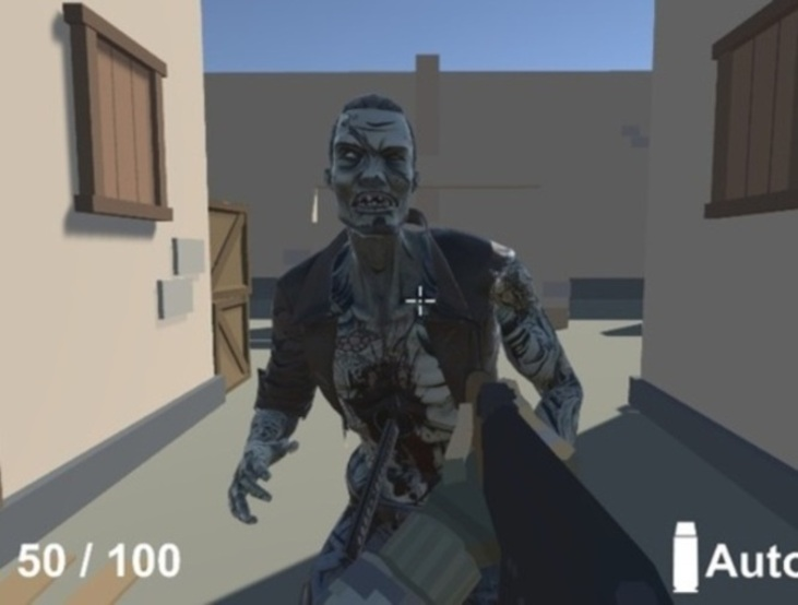 Xogo Zombie FPS en liña