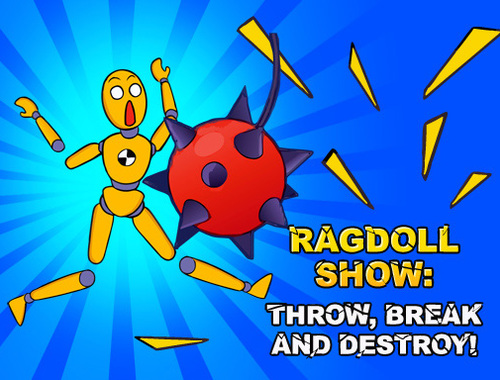 Xogo Espectáculo de Ragdoll: lanza, rompe e destrúe!  en liña