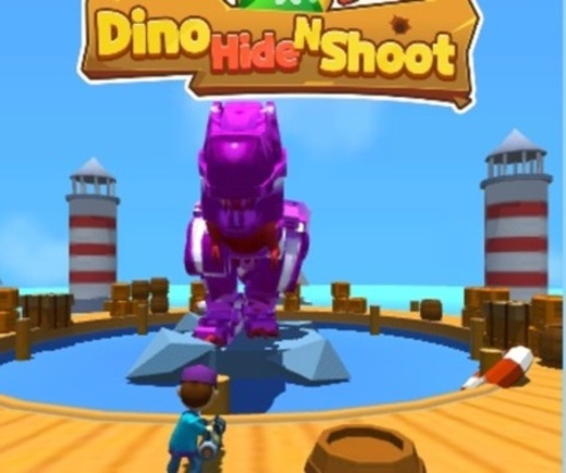 Xogo Dino Hide n Shoot en liña