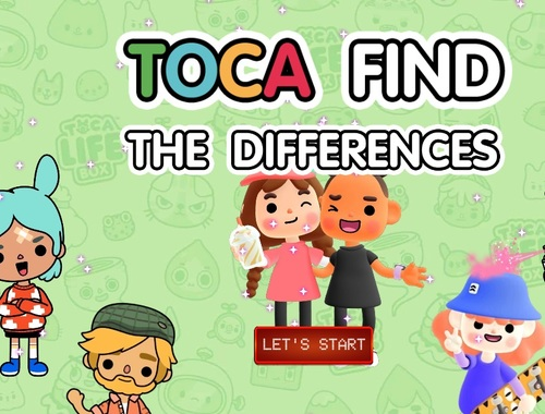 Xogo TOCA Atopa as diferenzas  en liña