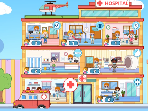 Xogo TOCA Avatar: o meu hospital  en liña