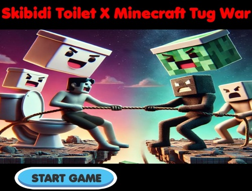Xogo Skibidi hixiénico x Minecraft Tug War  en liña