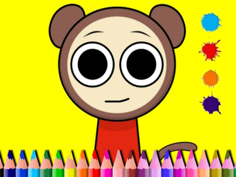 Xogo Sprunki Valentine Coloring Book en liña