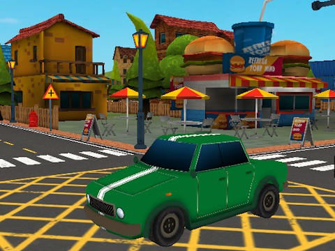 Xogo Divertido aparcamento da cidade  en liña