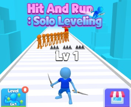 Xogo Hit e executar nivelación en solitario  en liña