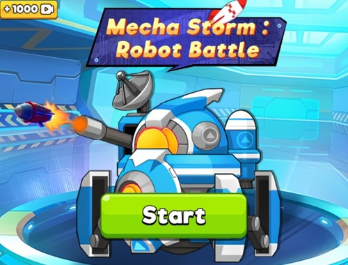 Xogo Batalla de robot de tormenta mecha  en liña