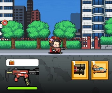 Xogo Mecha Shoot Pixel RPG en liña