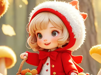 Xogo Puzzle Jigsaw: Little Red Riding Hood  en liña