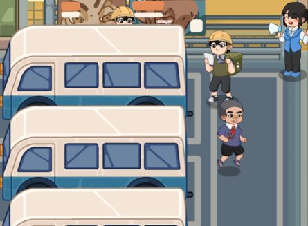 Xogo Mart Puzzle Bus Jam en liña