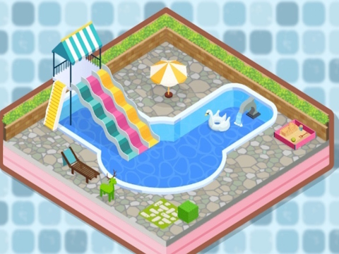 Xogo Decoración: a miña piscina  en liña