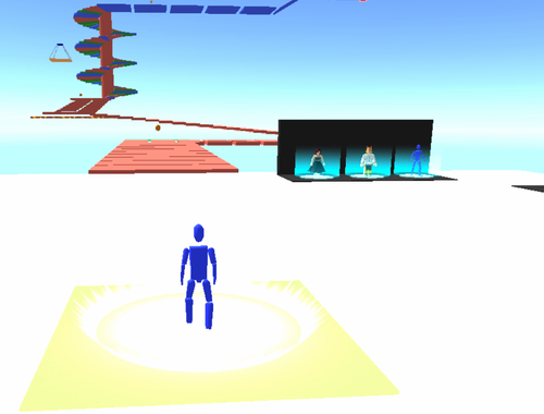 Xogo Fácil Obby Parkour  en liña
