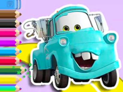 Xogo Libro para colorear: Mater Cars  en liña