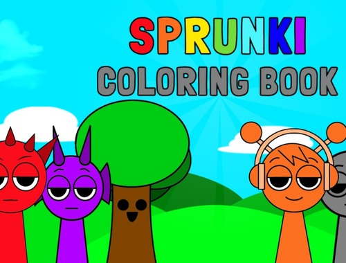 Xogo Libro para colorear Sprunki  en liña