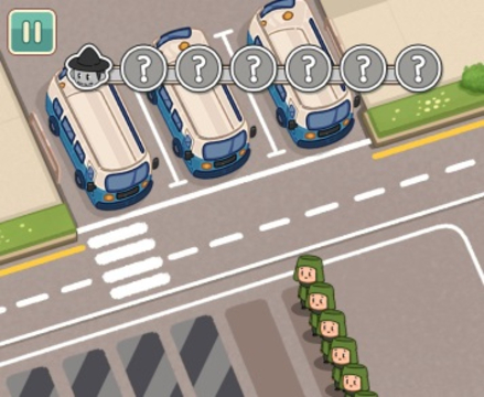 Xogo Mart Puzzle Bus Jam en liña