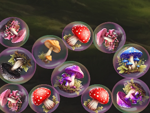 Xogo Mergemushrooms: 2048! en liña