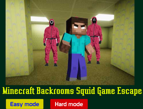 Xogo Minecraft Backrooms Squid Game Escape en liña